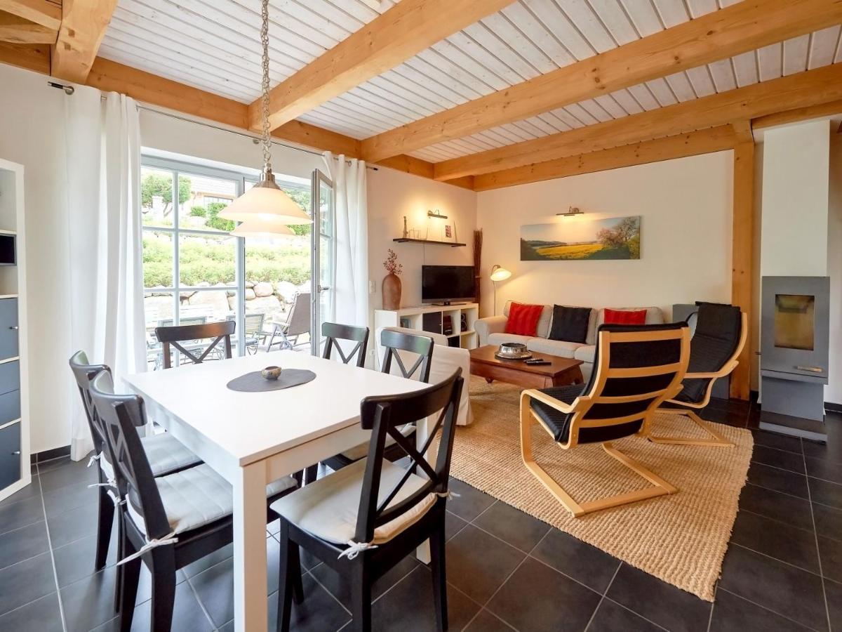 Fachwerkhaeuser Seedorf - Haushaelfte "Sophie Charlott" Mit Kamin Und Terrasse Exterior foto