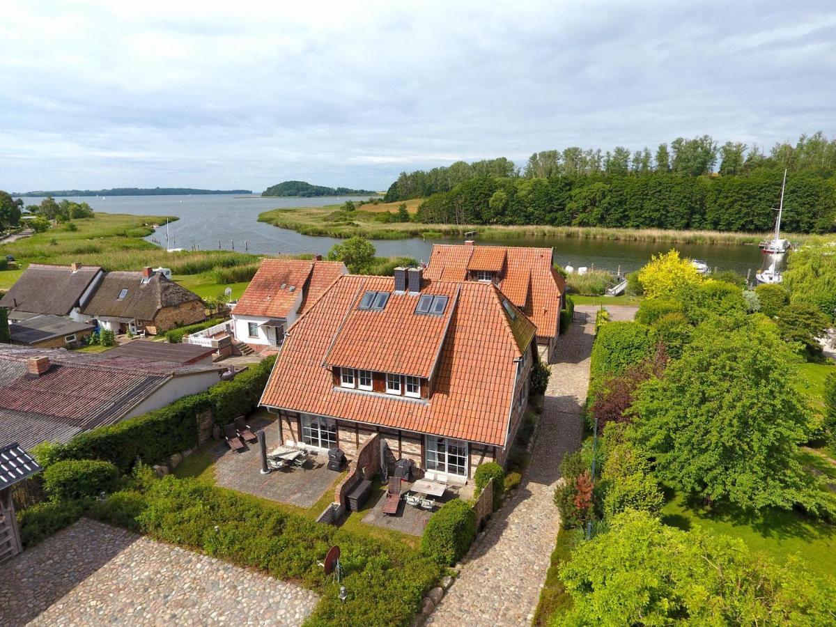 Fachwerkhaeuser Seedorf - Haushaelfte "Sophie Charlott" Mit Kamin Und Terrasse Exterior foto
